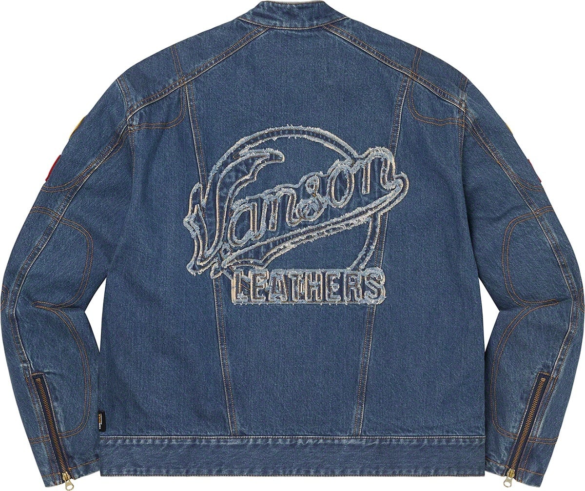 Supreme®/Vanson Leathers® Cordura® Denim Jacket view 14